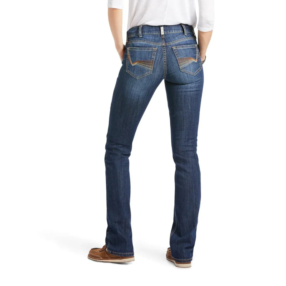 Ariat Womens REAL Perfect Rise Straight Leg Analise Jeans - Image 3