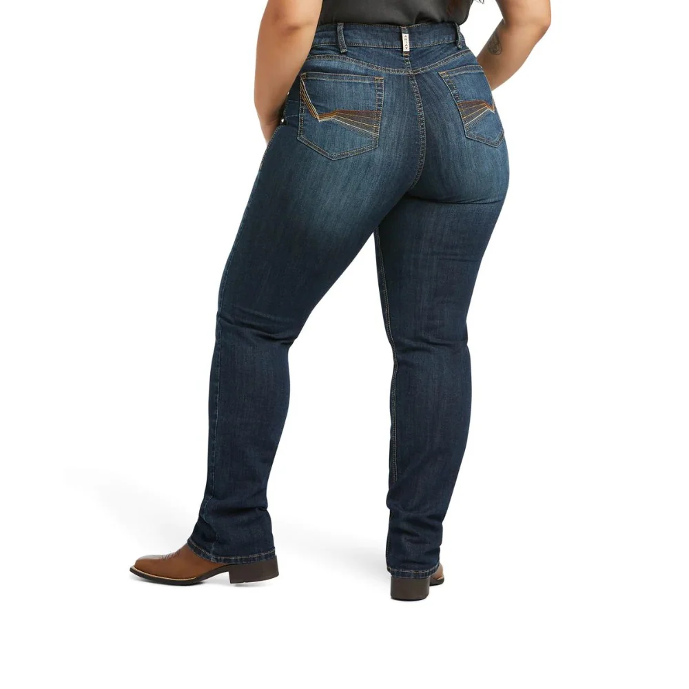 Ariat Womens REAL Perfect Rise Straight Leg Analise Jeans - Image 4