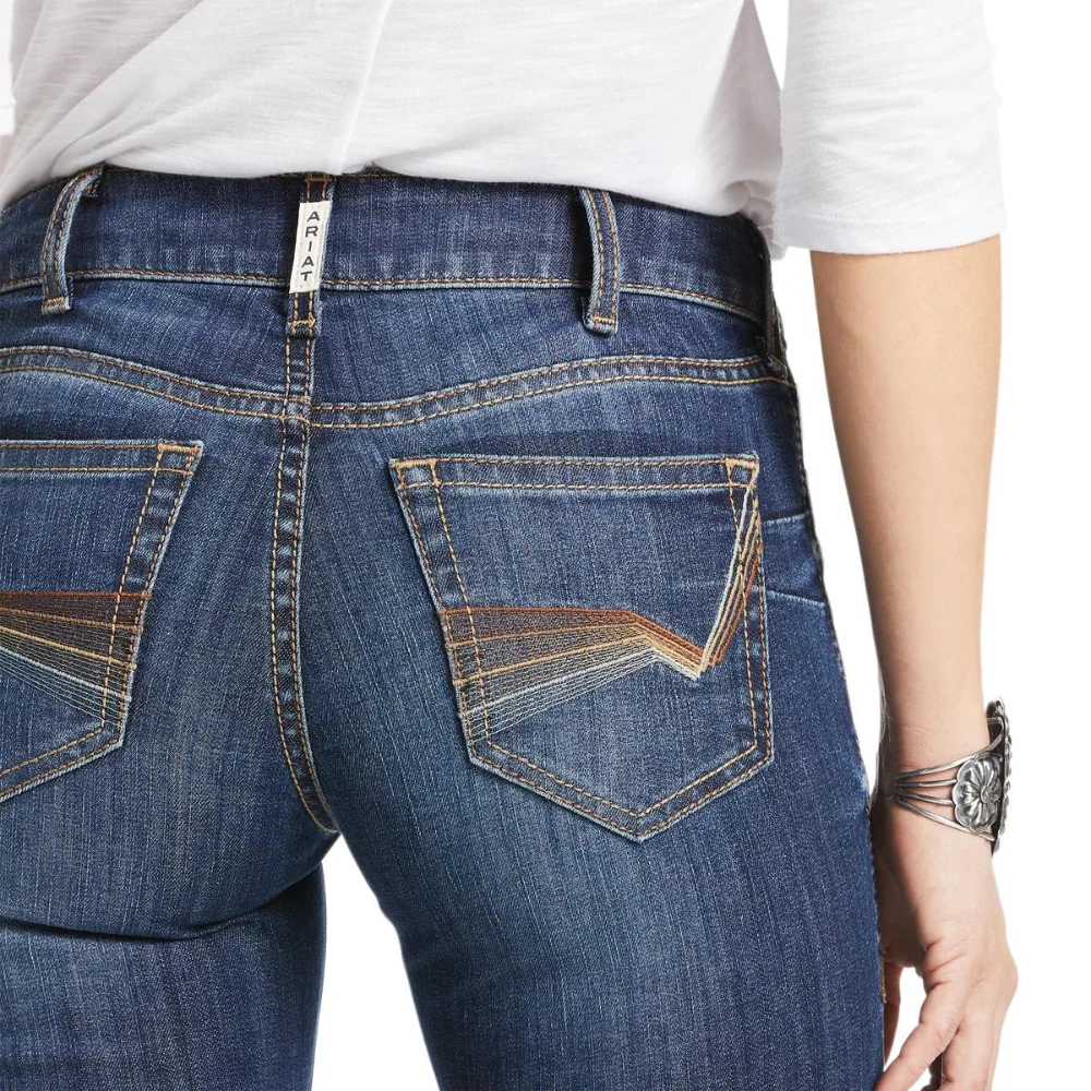 Ariat Womens REAL Perfect Rise Straight Leg Analise Jeans - Image 5