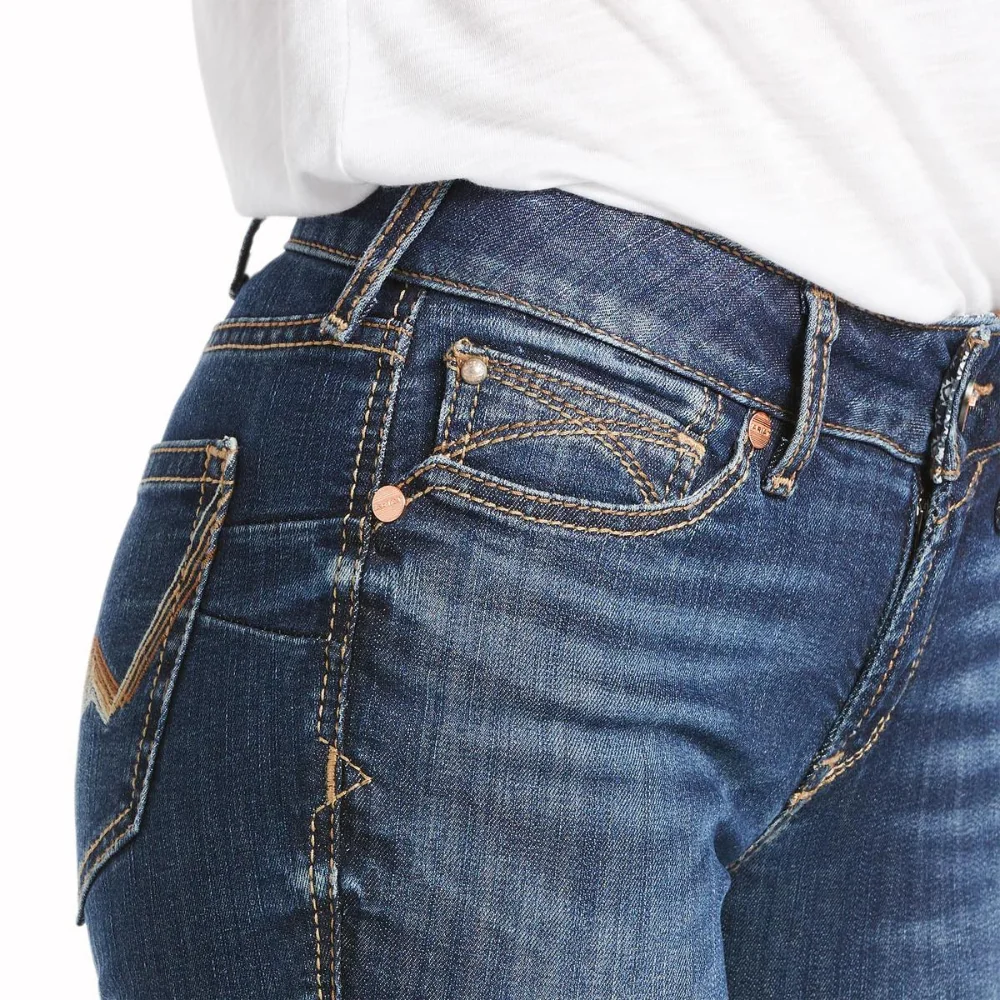 Ariat Womens REAL Perfect Rise Straight Leg Analise Jeans - Image 7
