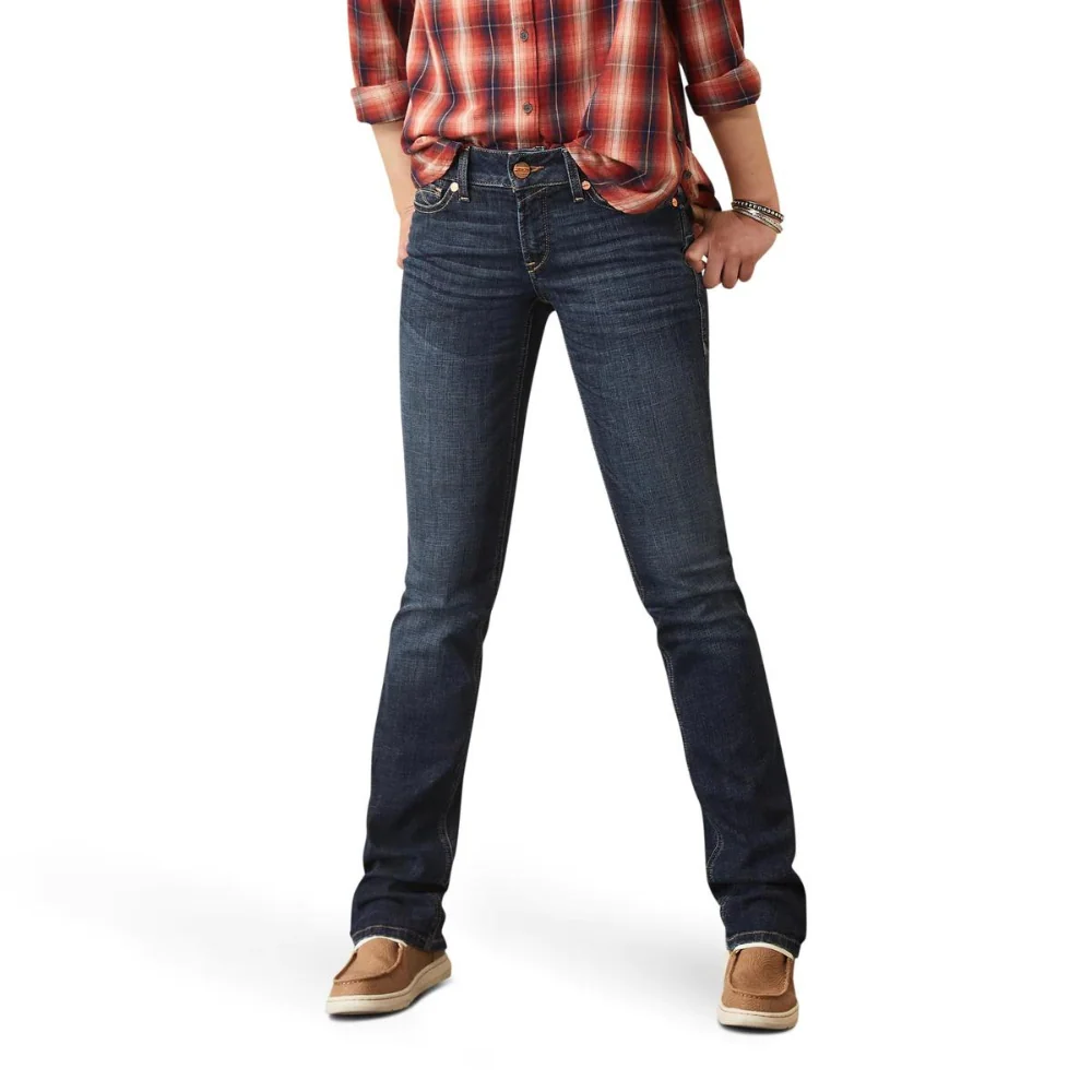 Ariat Womens REAL Perfect Rise Straight Leg Aubree Jean