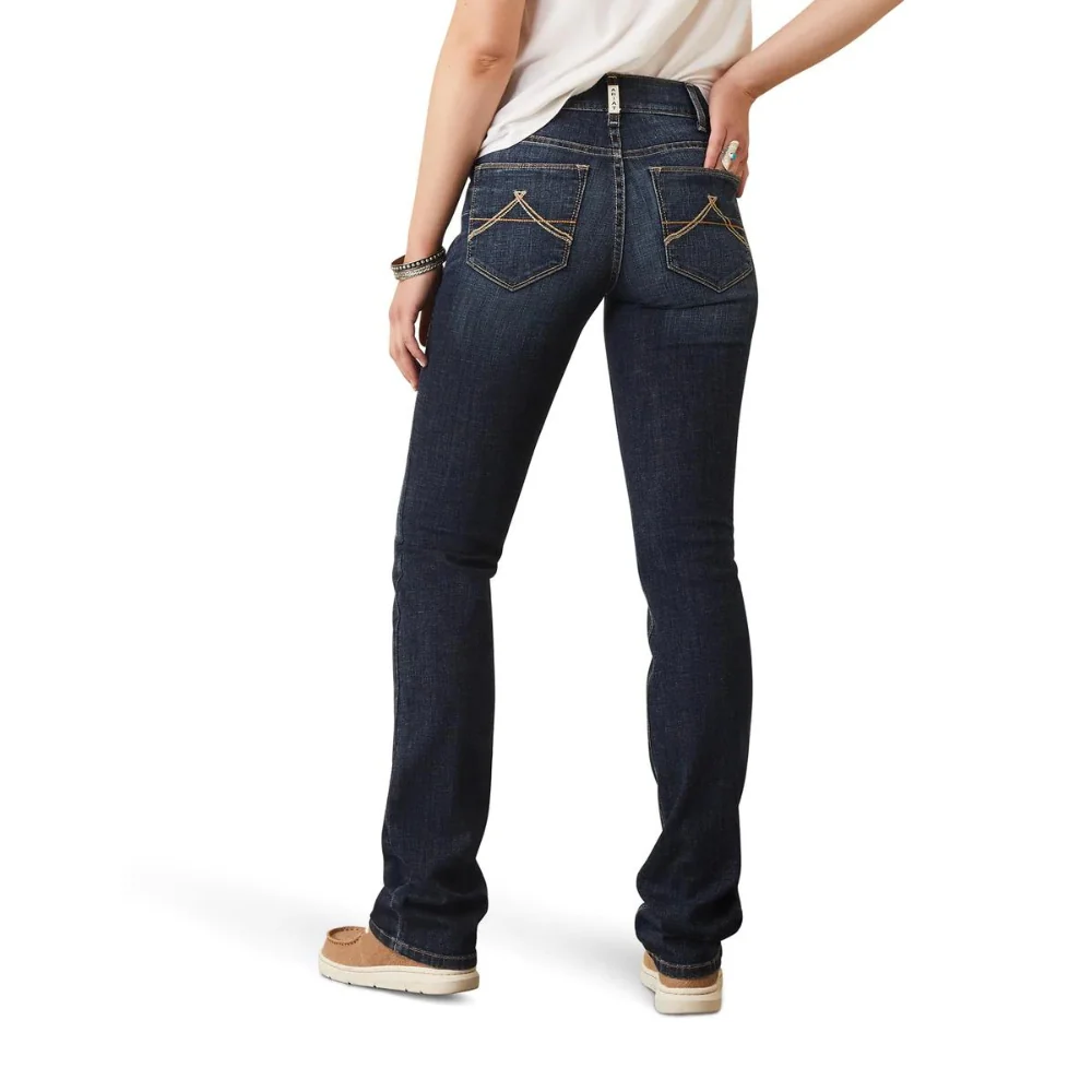 Ariat Womens REAL Perfect Rise Straight Leg Aubree Jean - Image 2