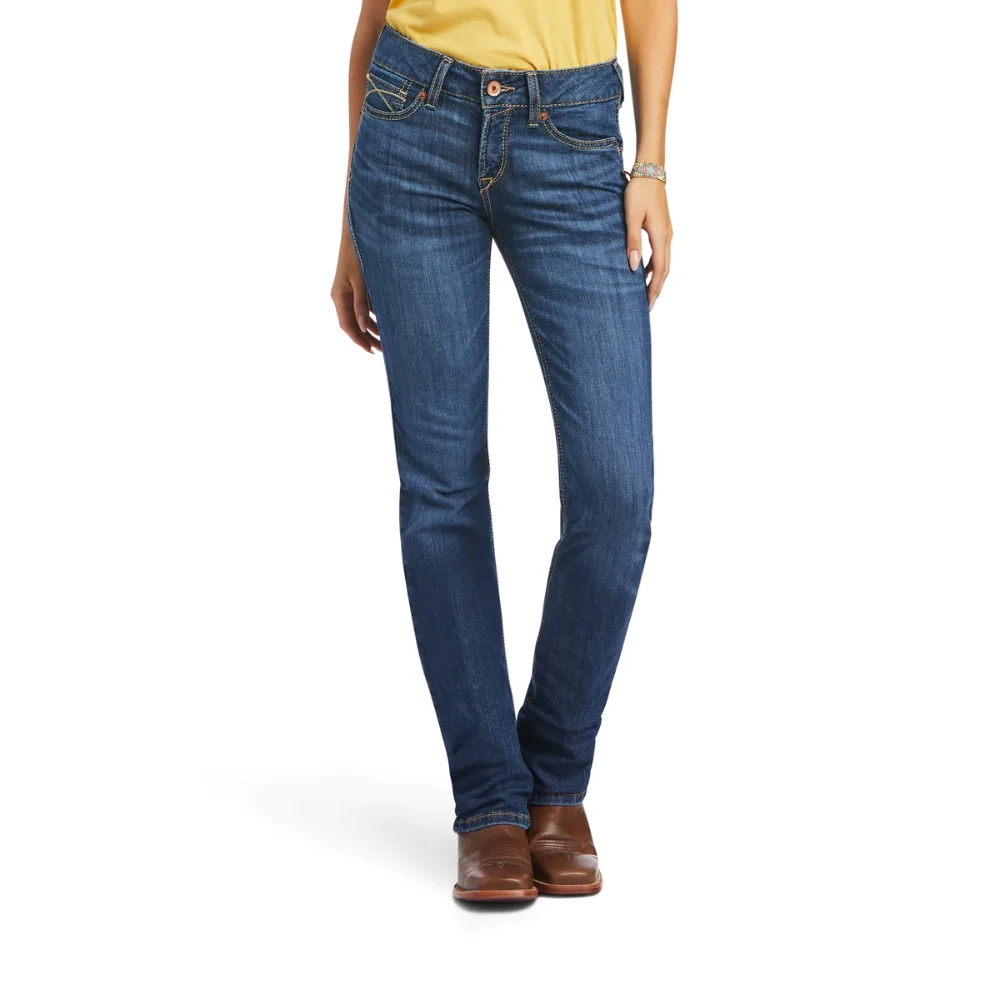 Ariat Womens REAL Perfect Rise Straight Leg Nadia Jean