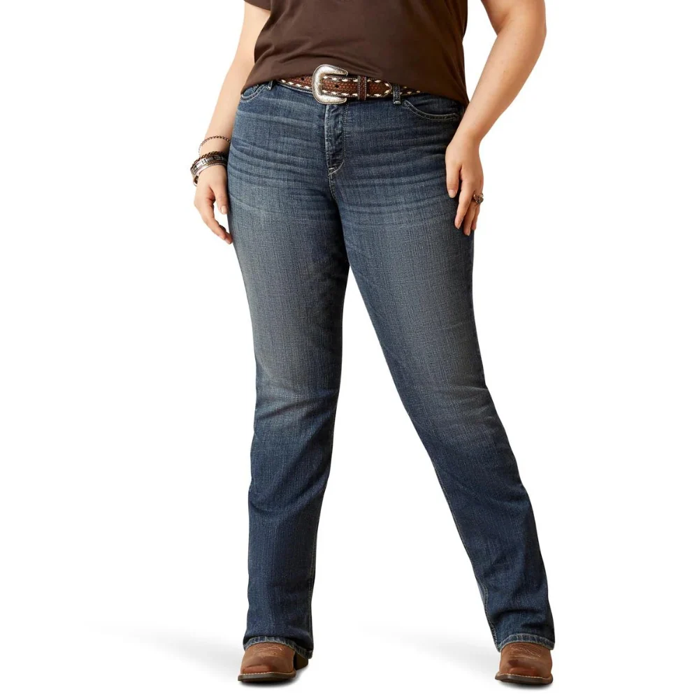 Ariat Womens REAL Perfect Rise Straight Madyson Jean - Image 3