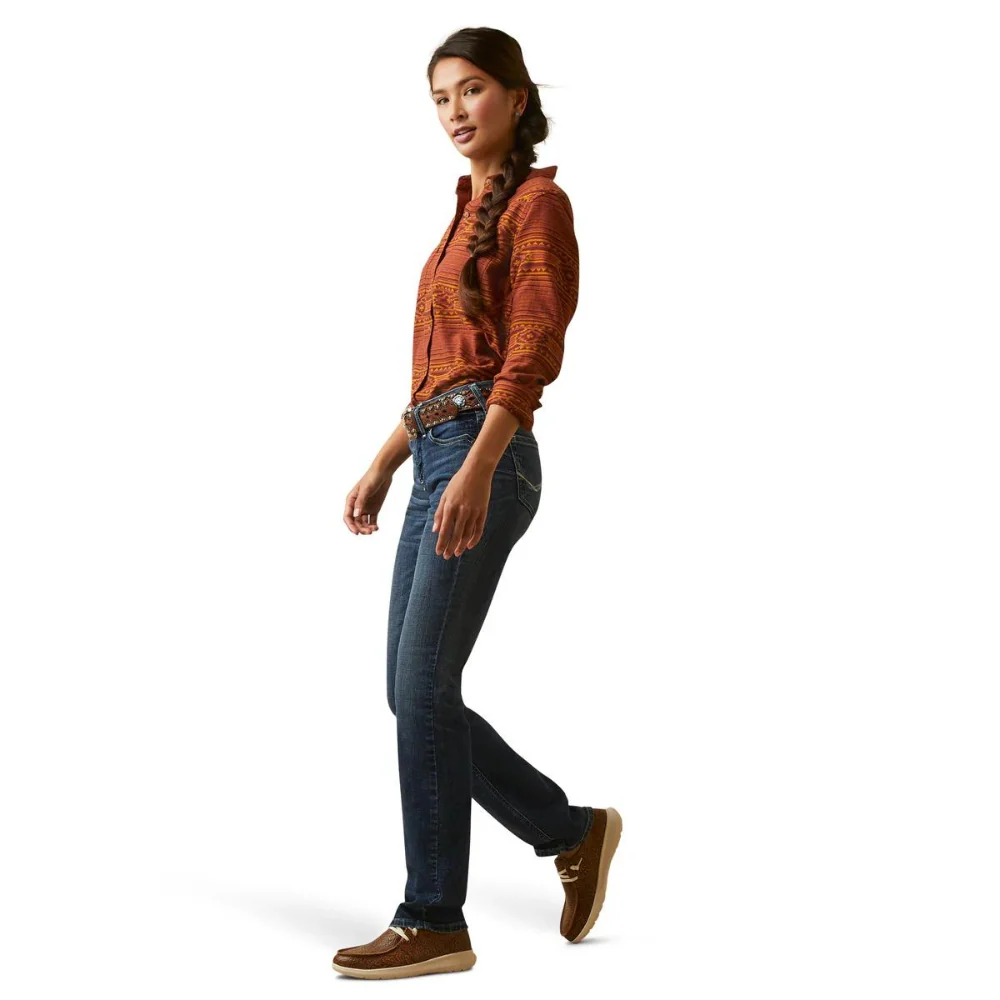 Ariat Womens REAL Perfect Rise Straight Madyson Jean - Image 6