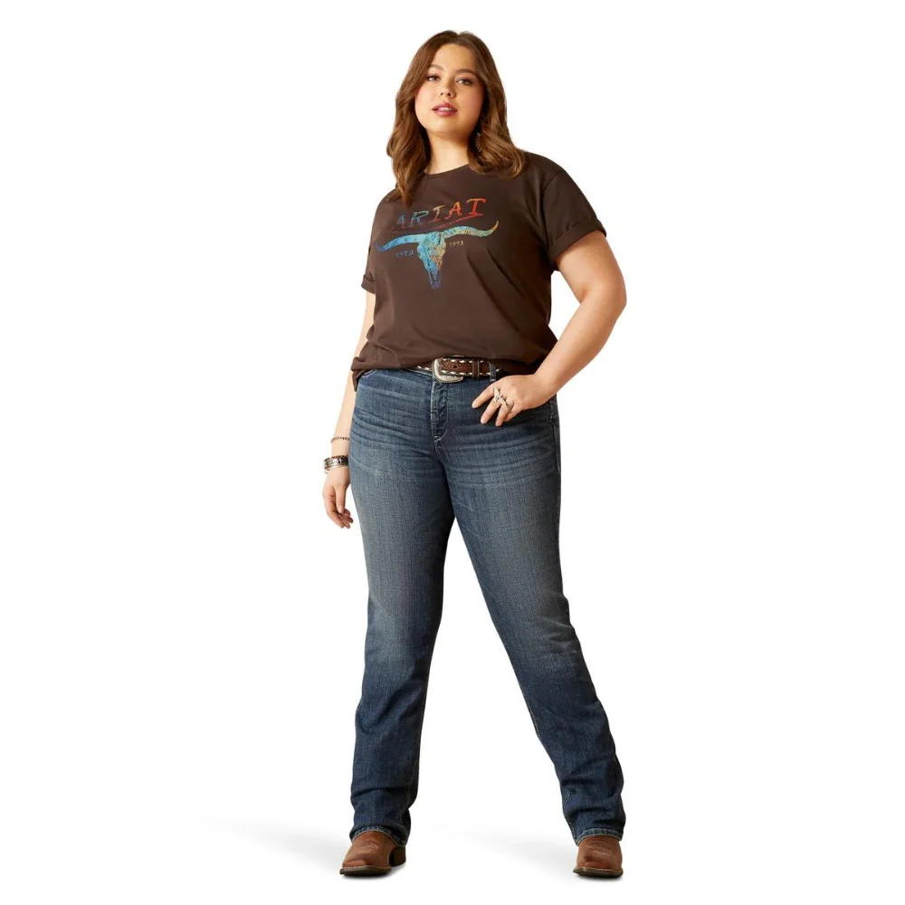 Ariat Womens REAL Perfect Rise Straight Madyson Jean - Image 9