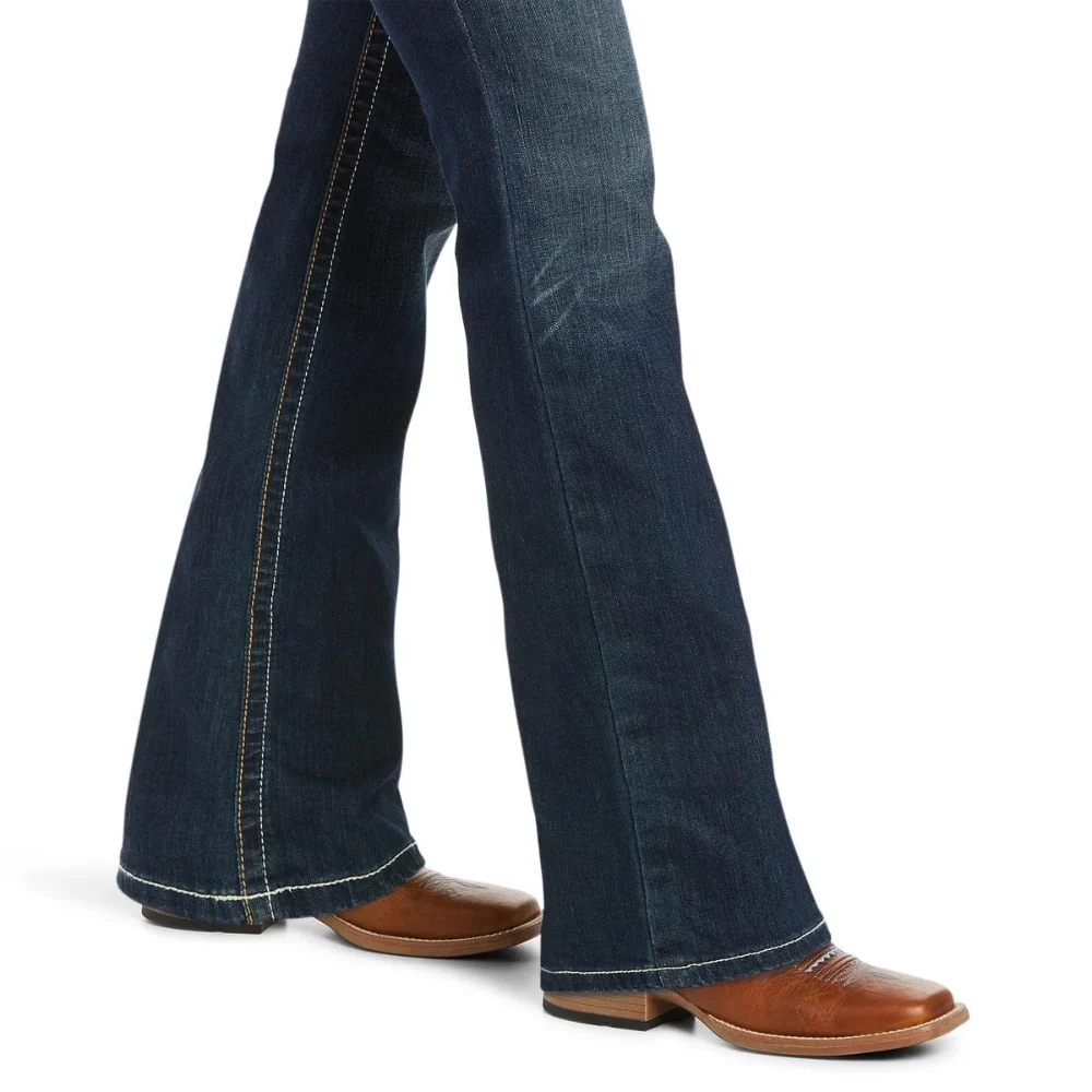 Ariat Womens REAL Whipstitch Ocean Jean 10014022 - Image 4