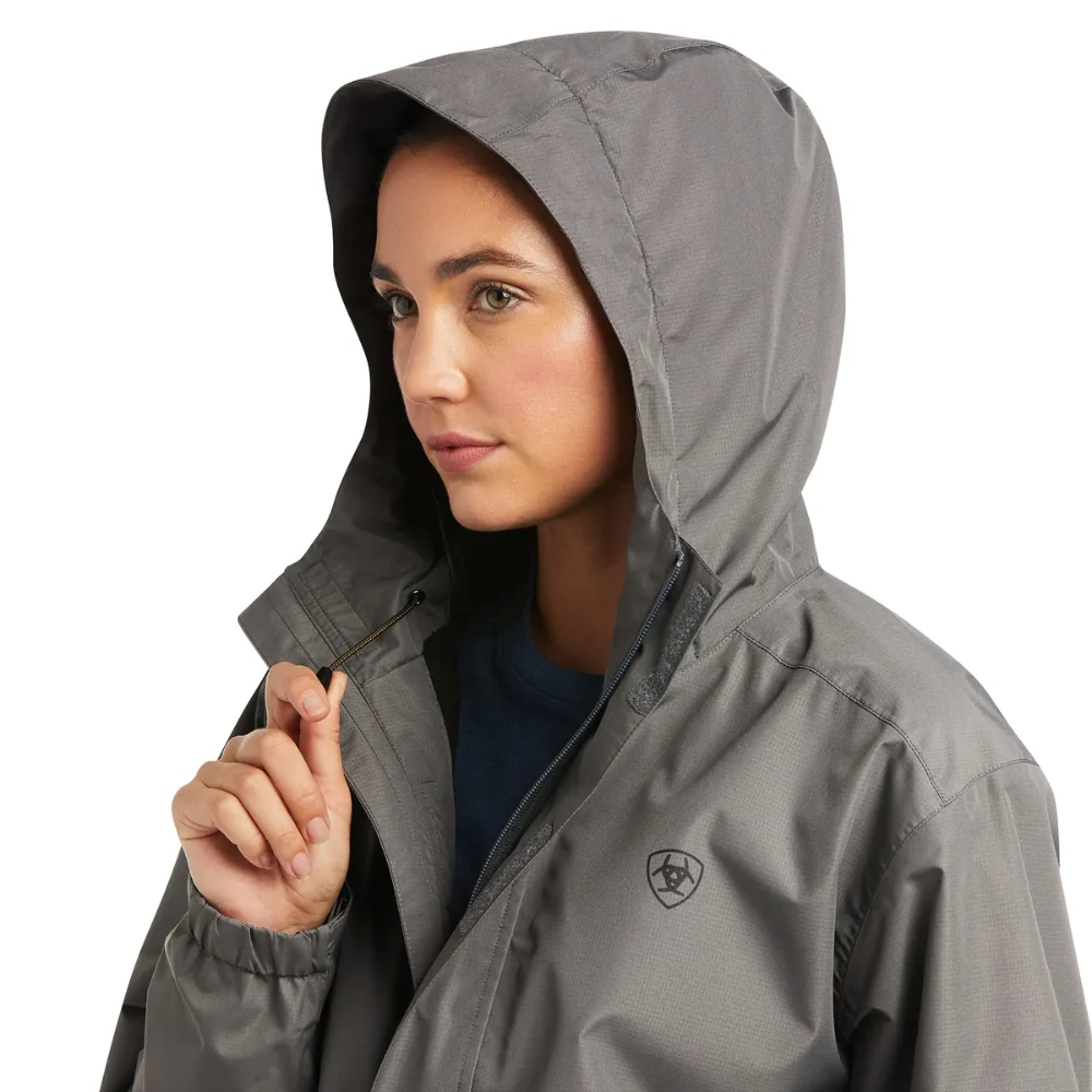Ariat Womens REBAR Stormshell Logo Waterproof Jacket - Image 4
