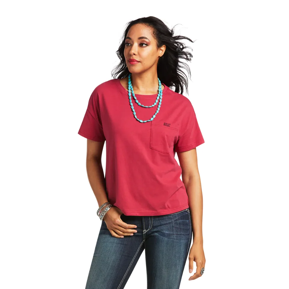 Ariat Womens Rodeo Show SS Tee - Image 2