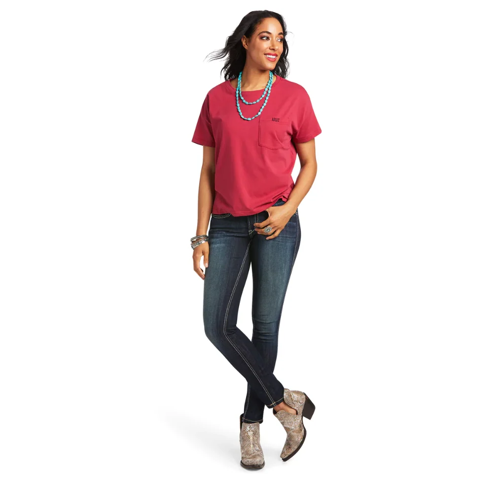 Ariat Womens Rodeo Show SS Tee - Image 3