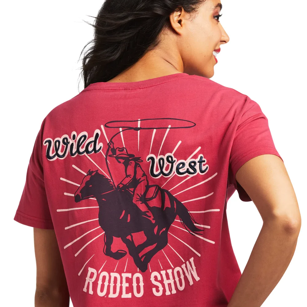 Ariat Womens Rodeo Show SS Tee - Image 4