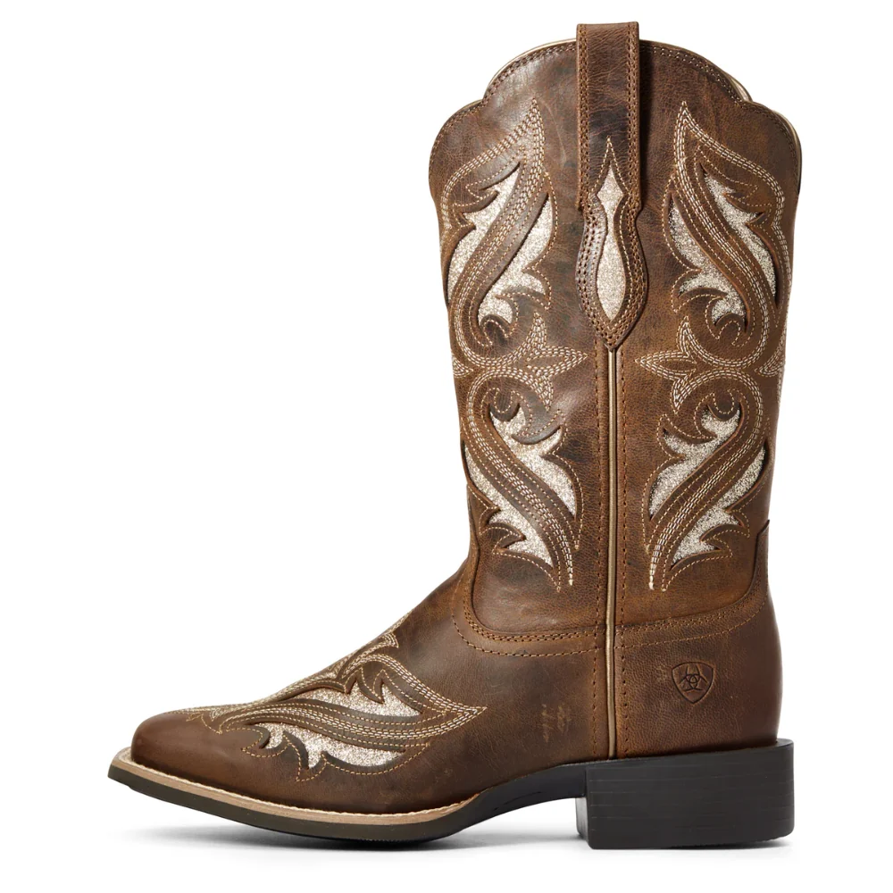 Ariat Womens Round Up Bliss Square Toe Top Boot - Image 2
