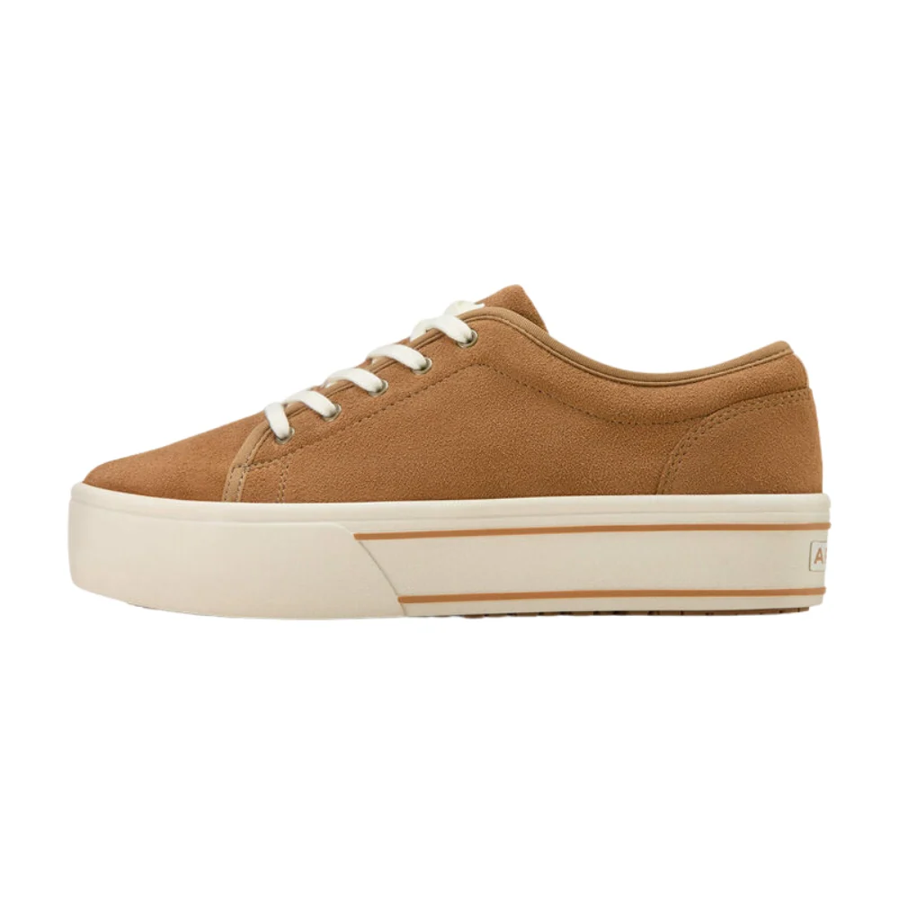 Ariat Womens Skylar Tan Suede Shoe - Image 2