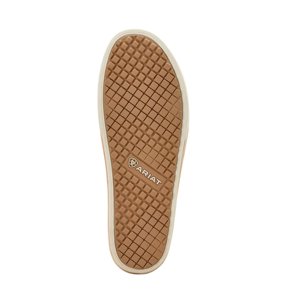 Ariat Womens Skylar Tan Suede Shoe - Image 3