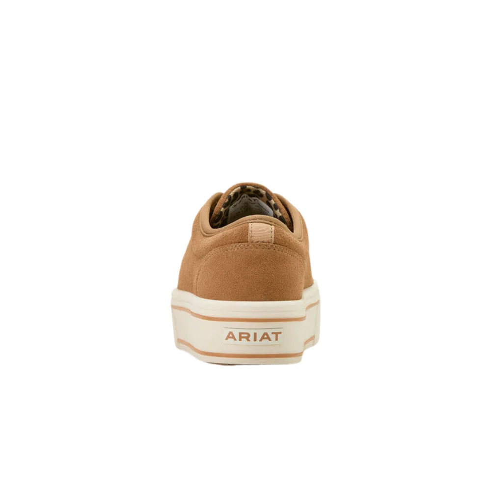 Ariat Womens Skylar Tan Suede Shoe - Image 5