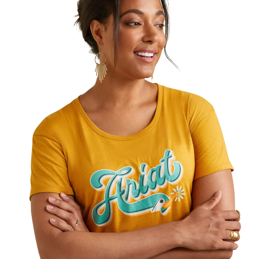 Ariat Womens Spur Script SS Tee - Image 3