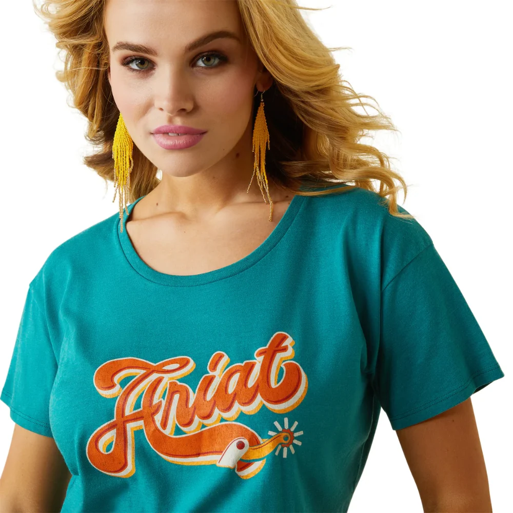 Ariat Womens Spur Script SS Tee - Image 3