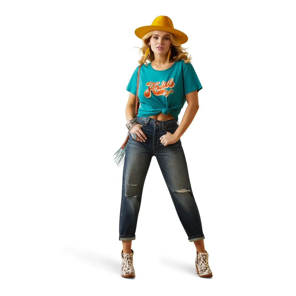 Ariat Womens Spur Script SS Tee - Image 4