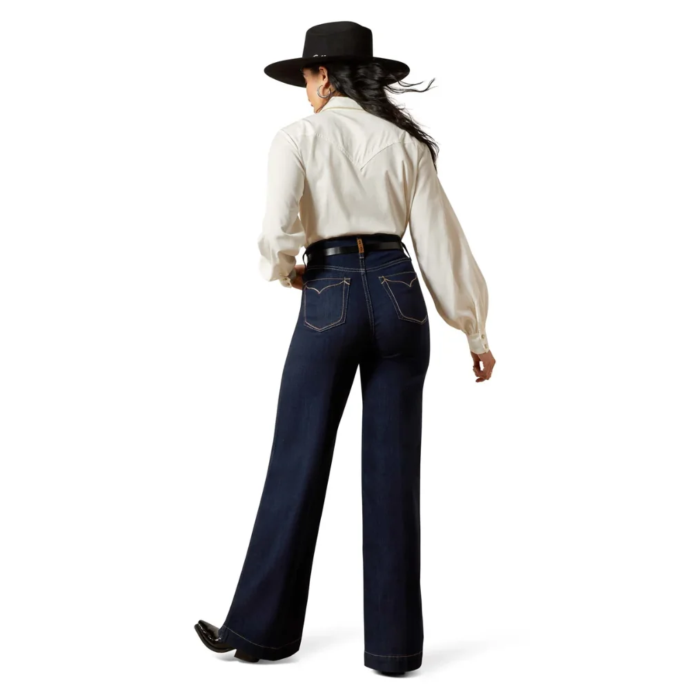 Ariat Womens Ultra High Rise Wide Leg Jeans - Image 2