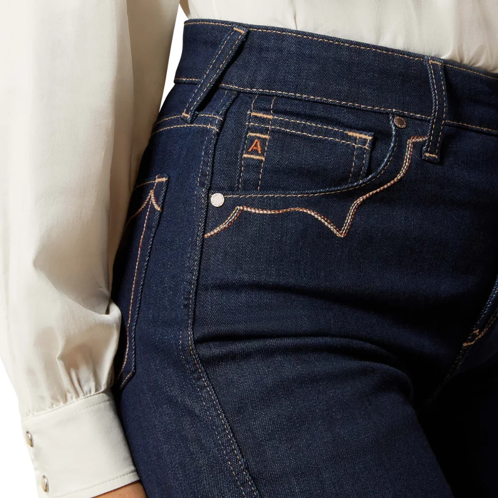 Ariat Womens Ultra High Rise Wide Leg Jeans - Image 3