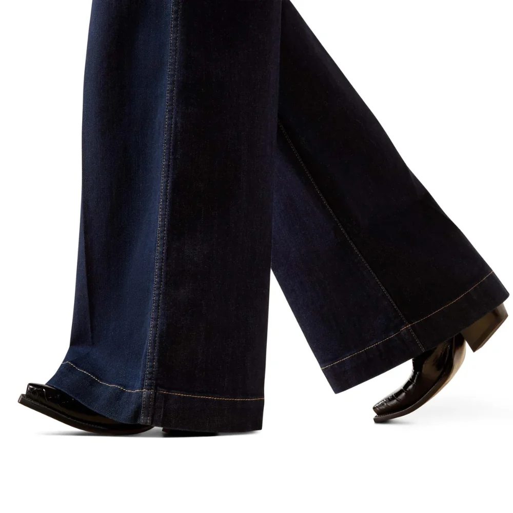 Ariat Womens Ultra High Rise Wide Leg Jeans - Image 6