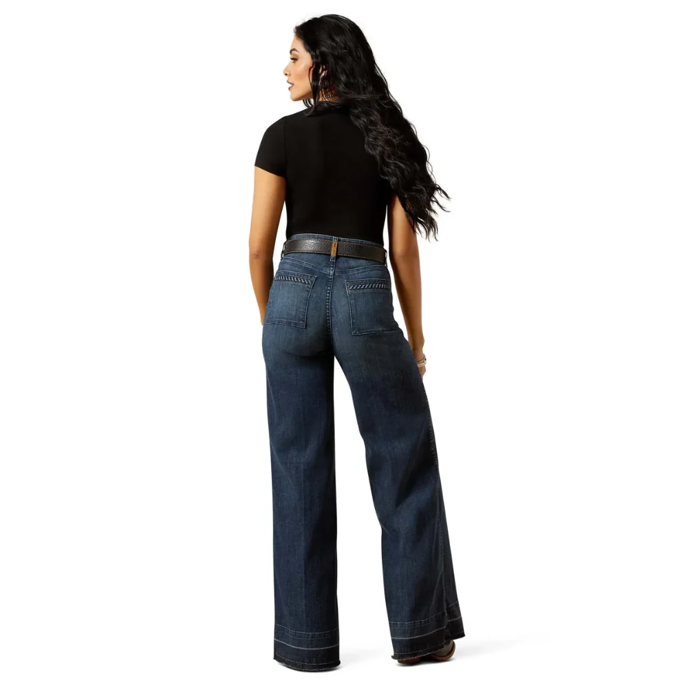 Ariat Womens Ultra High Rise Wide Leg Jill Jeans - Image 2
