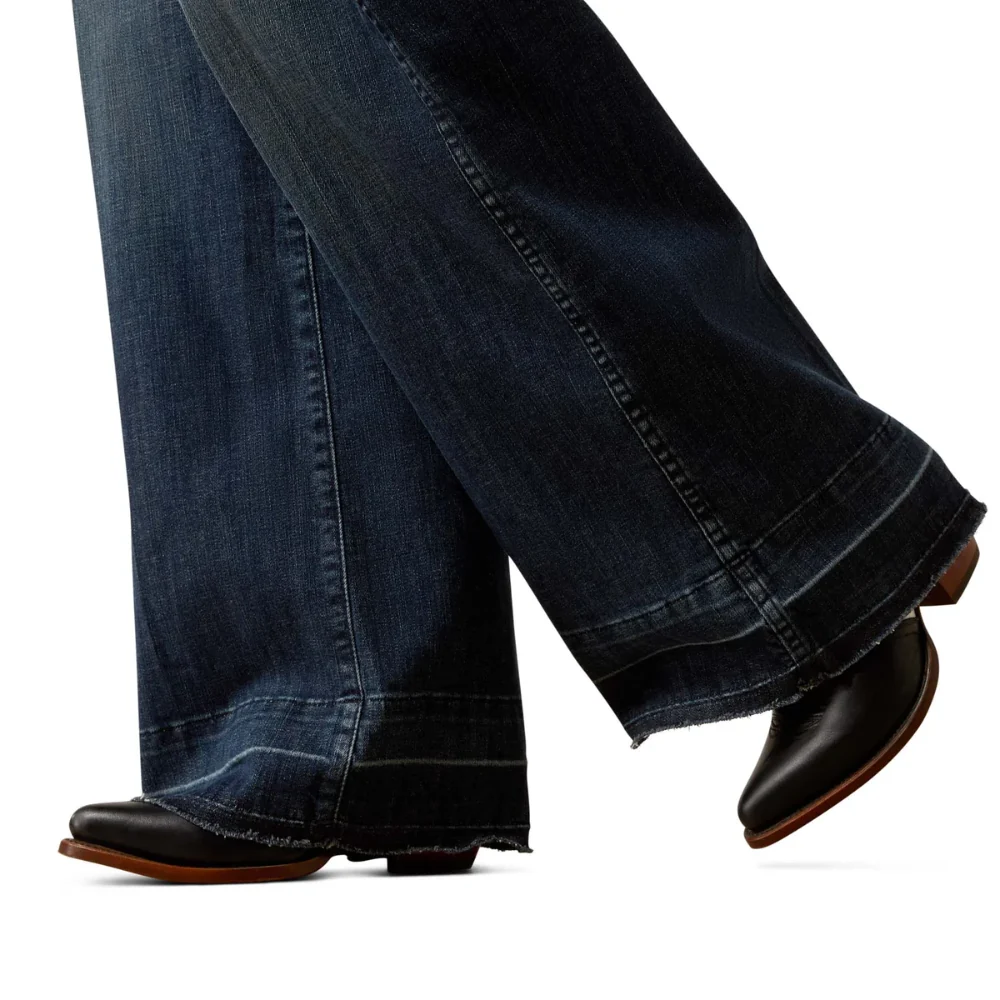 Ariat Womens Ultra High Rise Wide Leg Jill Jeans - Image 4