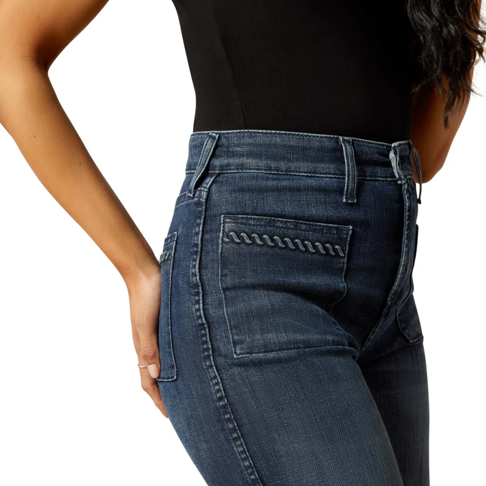 Ariat Womens Ultra High Rise Wide Leg Jill Jeans - Image 5