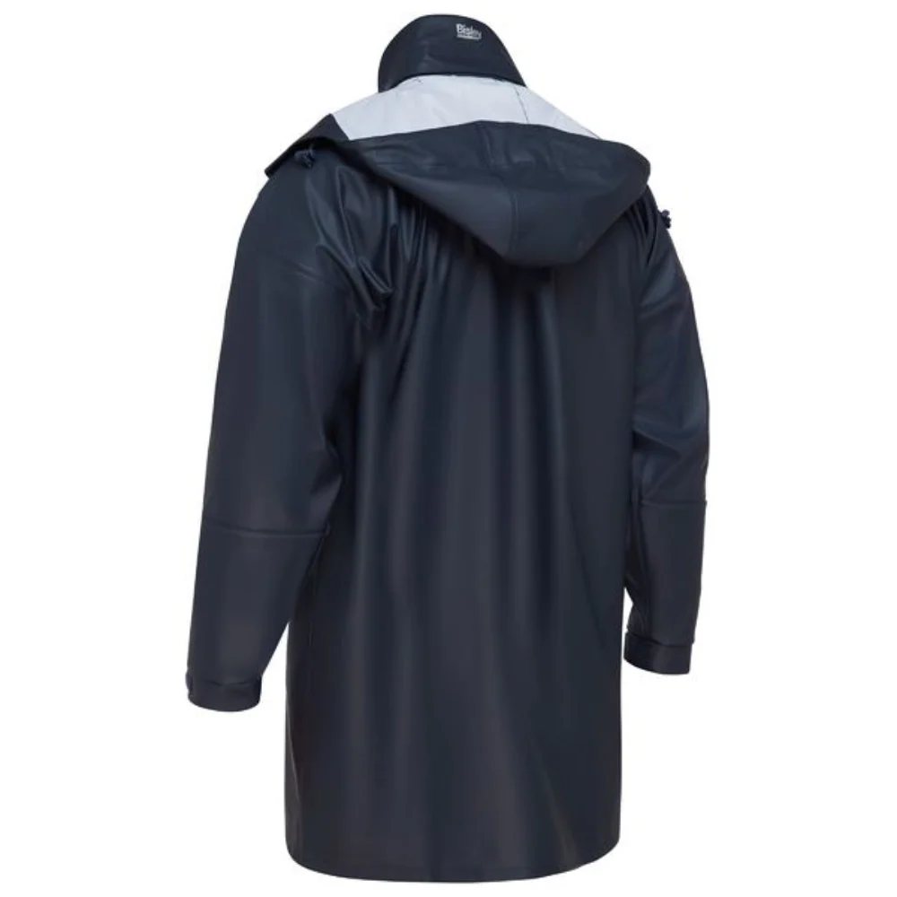 Bisley Uni Jacket Stretch PU Rain Coat - Image 3