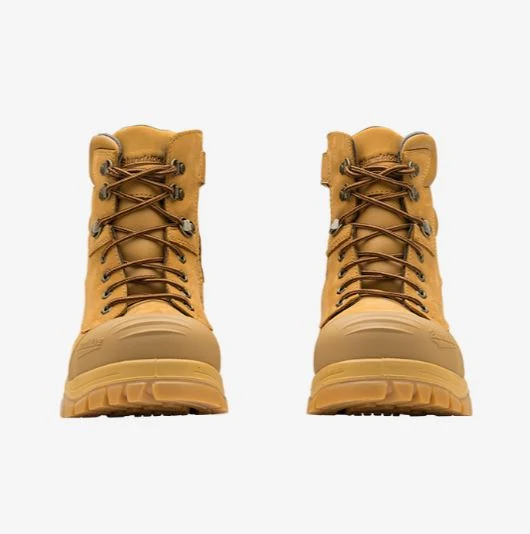 Blundstone Mens 992 Safety Lace and Zip Wheat - Image 4
