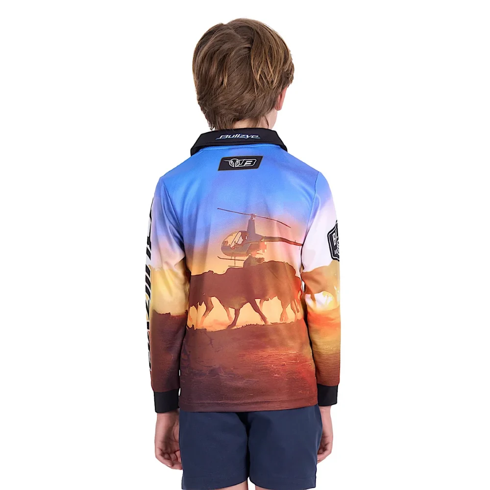 Bullzye Boys Outback LS Fishing Shirt - Image 4