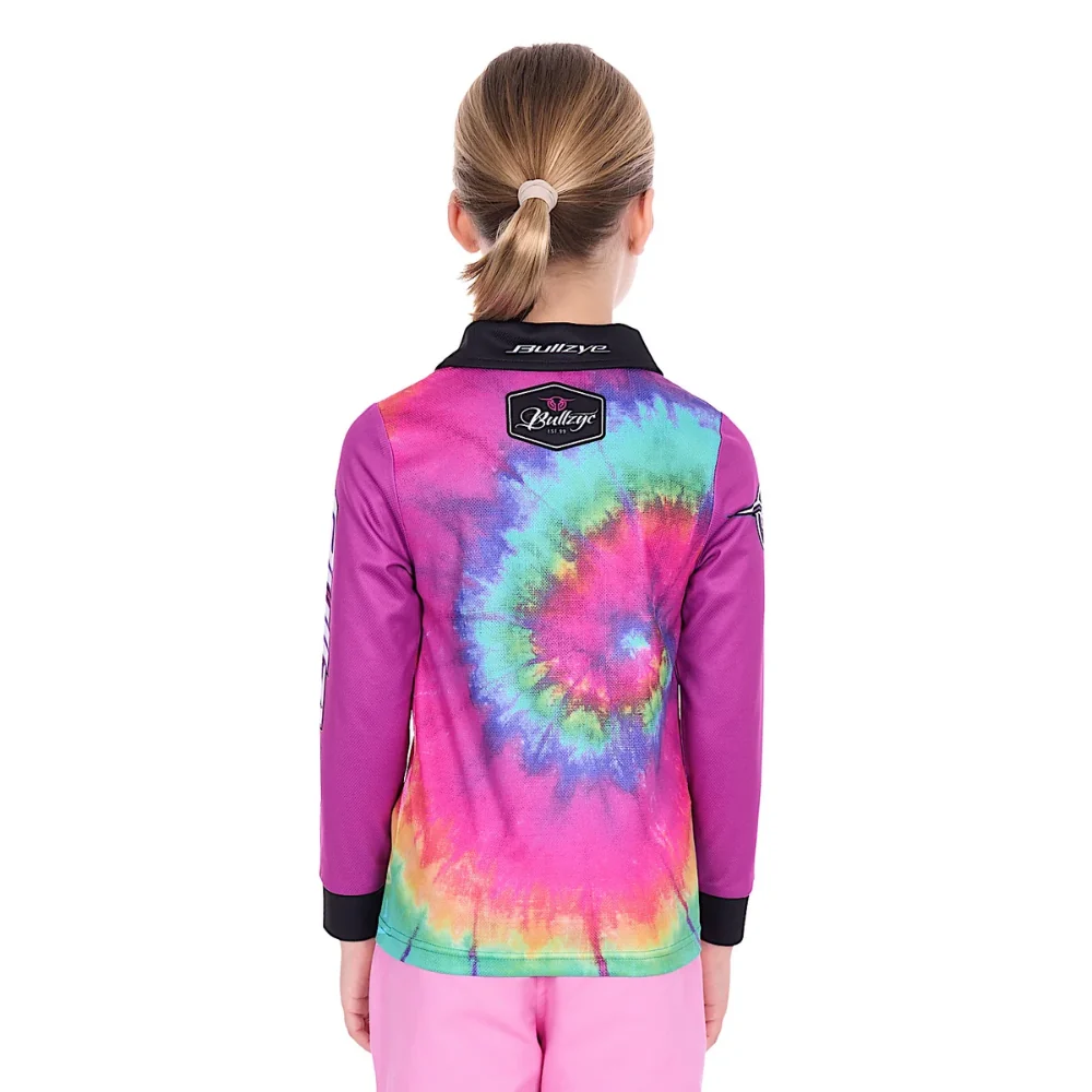 Bullzye Girls Narrative LS Fishing Shirt - Image 3