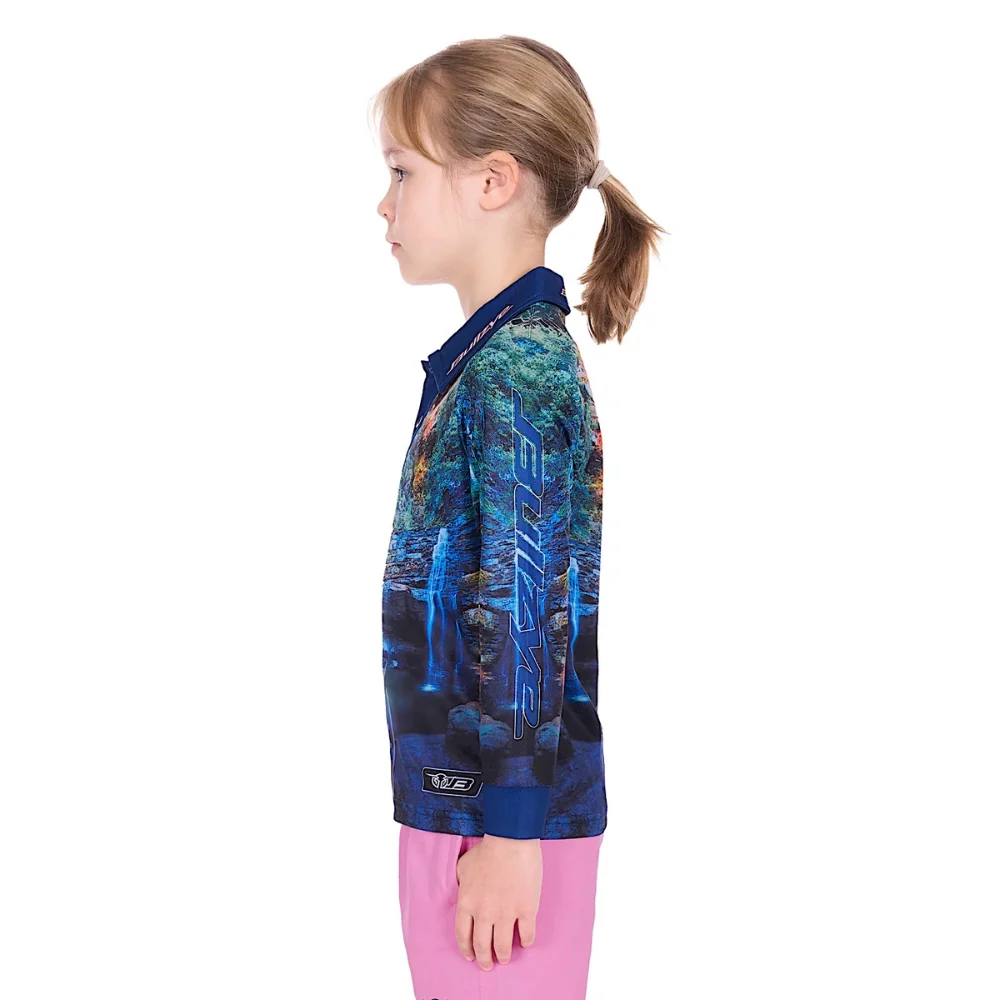 Bullzye Girls Waterfall LS Fishing Shirt - Image 3