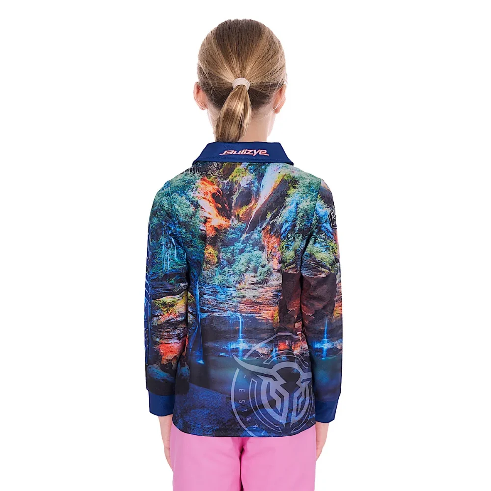 Bullzye Girls Waterfall LS Fishing Shirt - Image 4