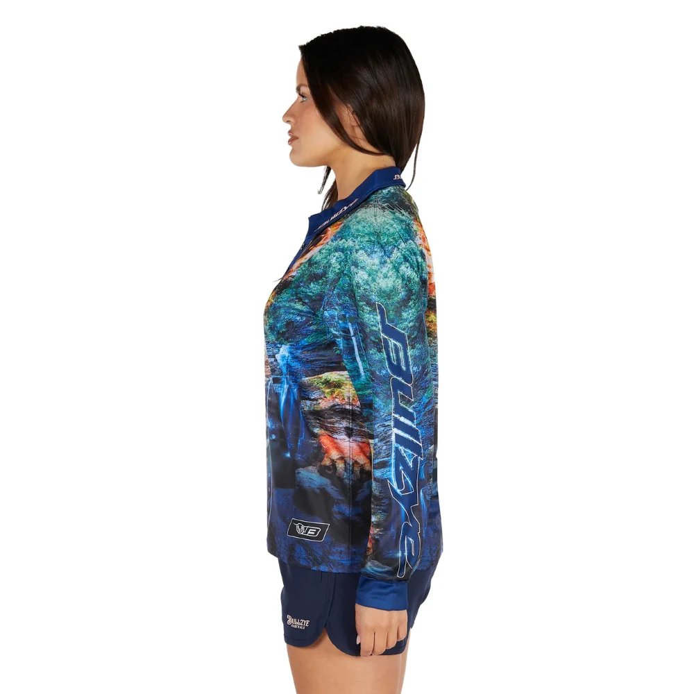 Bullzye Womens Waterfall LS Fishing Shirt - Image 2