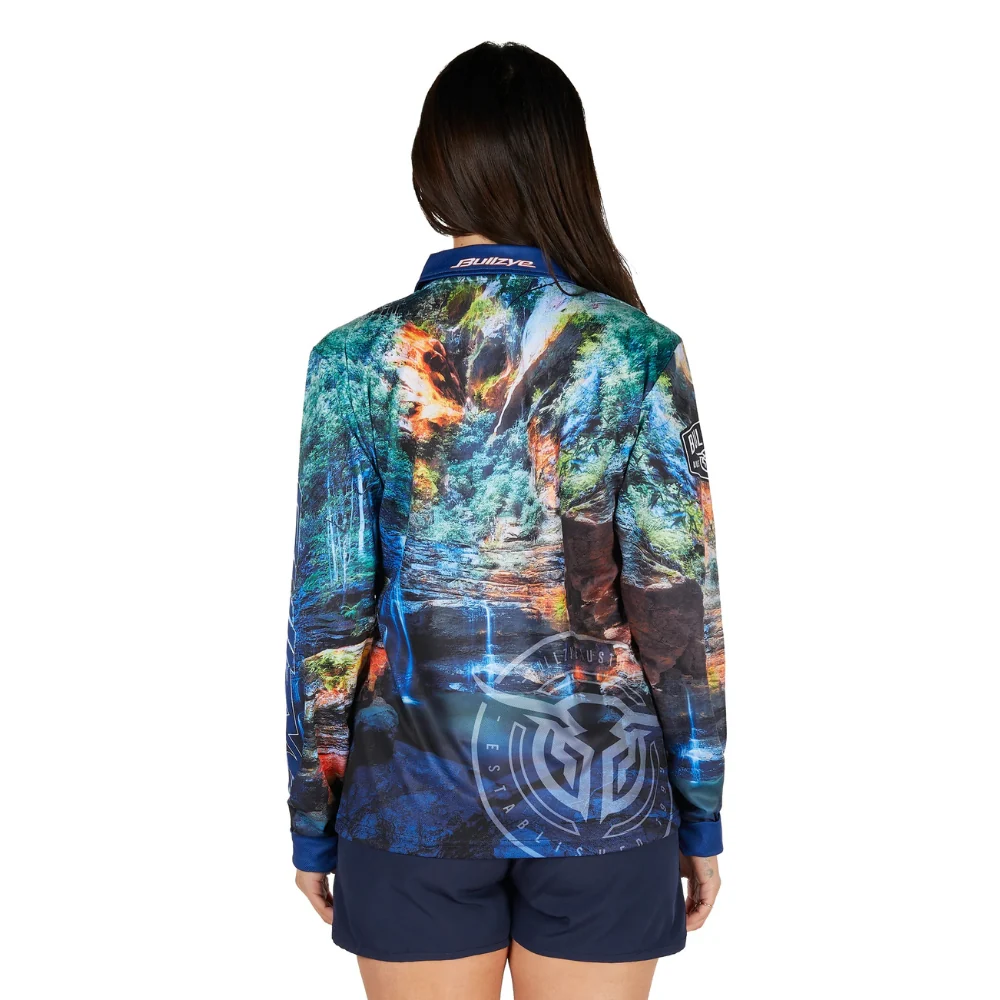 Bullzye Womens Waterfall LS Fishing Shirt - Image 4