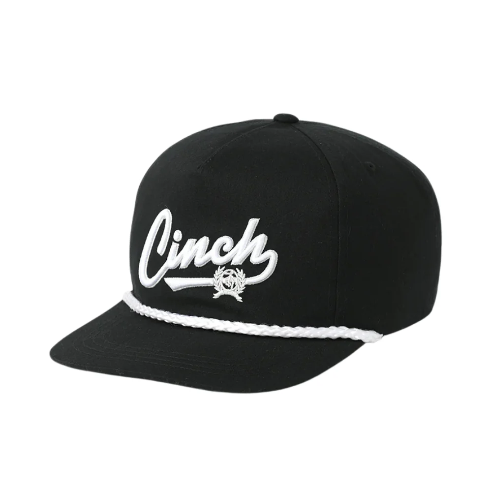 Cinch Adult White Logo Cap