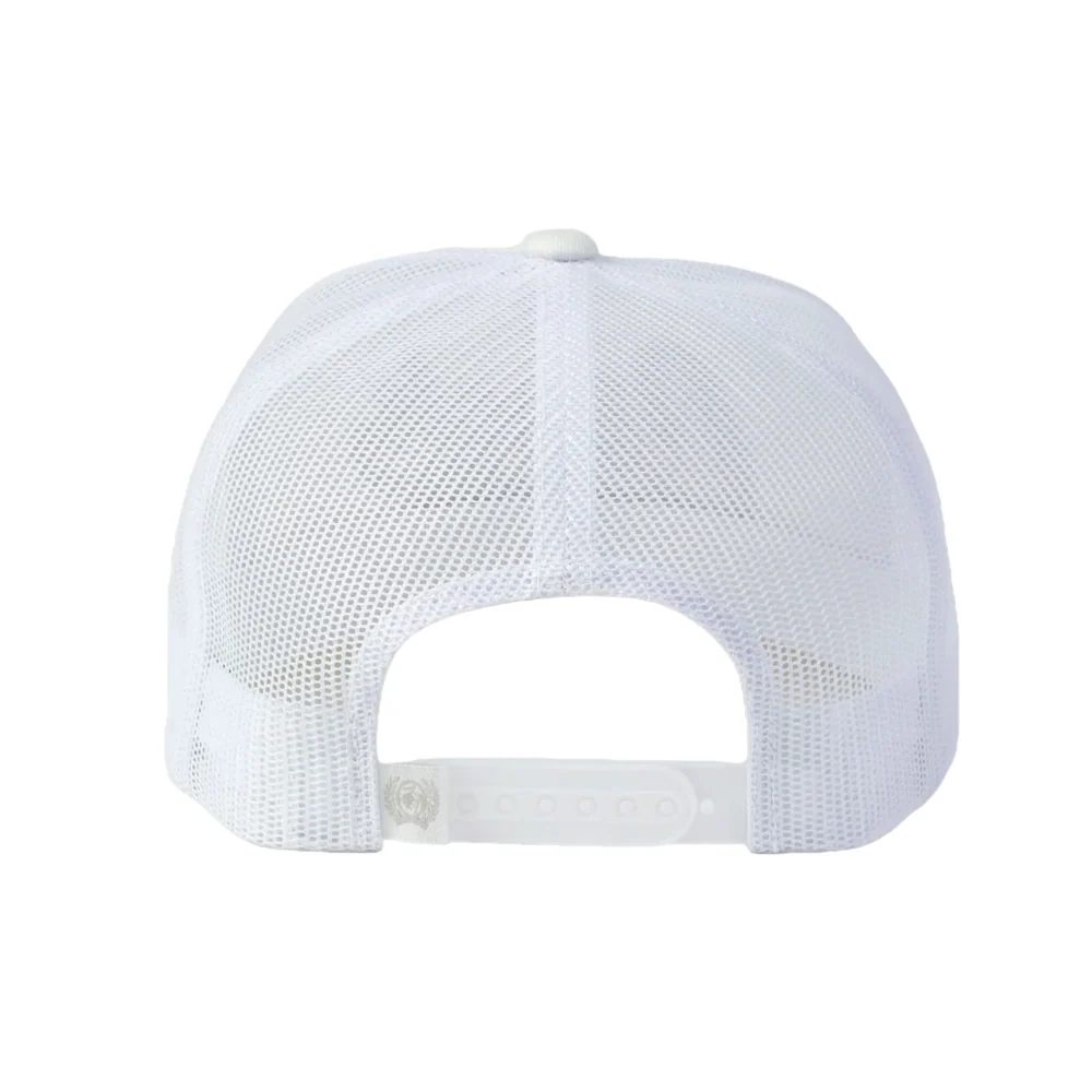 Cinch Adult White Logo Truckers Cap - Image 2