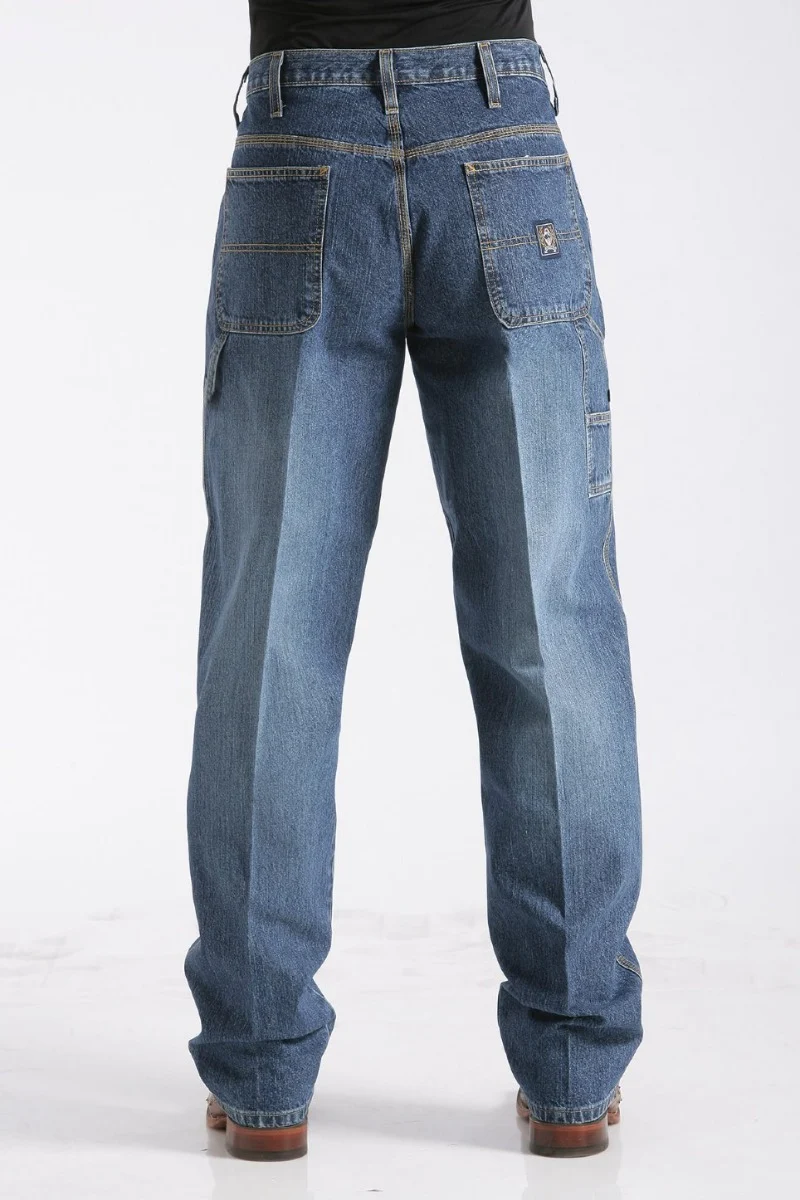 Cinch Mens Blue Label Loose Fit Carpenter Jean - Image 3