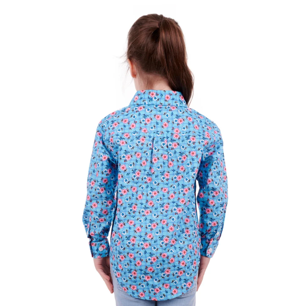Hard Slog Boys/Girls Becki Half Button LS Shirt - Image 3