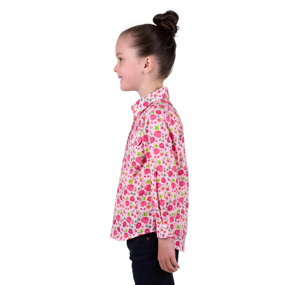 Hard Slog Kids Sisu Half Button LS Shirt - Image 2