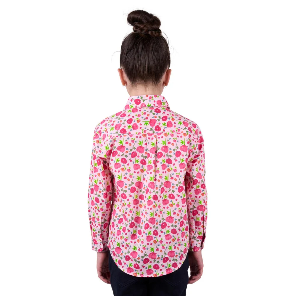 Hard Slog Kids Sisu Half Button LS Shirt - Image 3