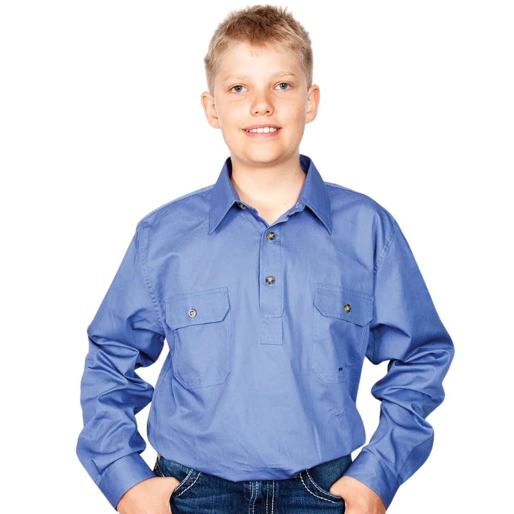 Just Country Boys Lachlan 1/2 Button Workshirt
