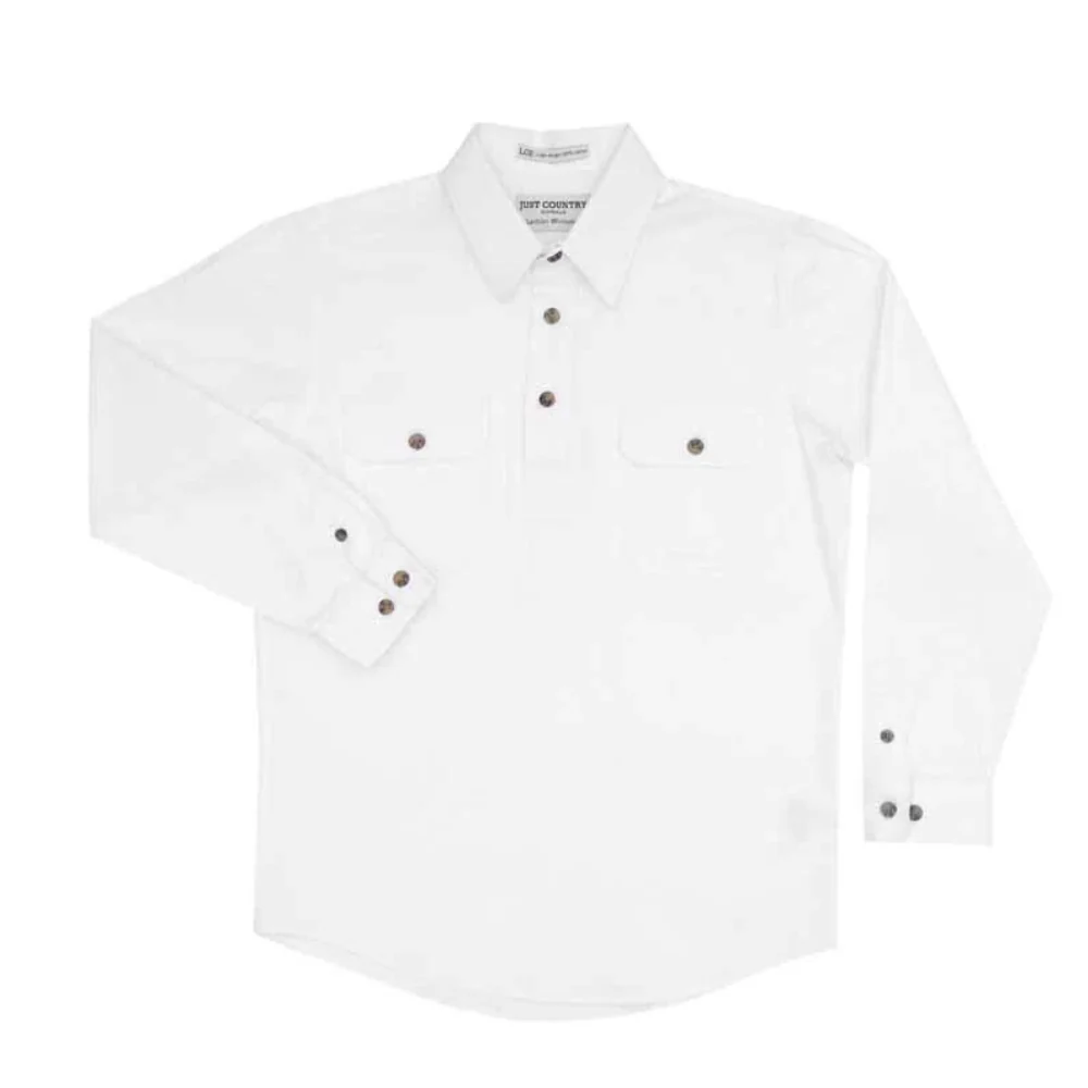 Just Country Boys Lachlan 1/2 Button Workshirt - Image 3