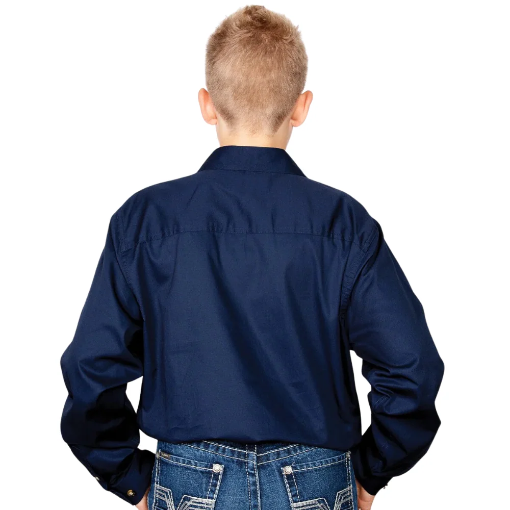 Just Country Boys Lachlan 1/2 Button Workshirt - Image 2
