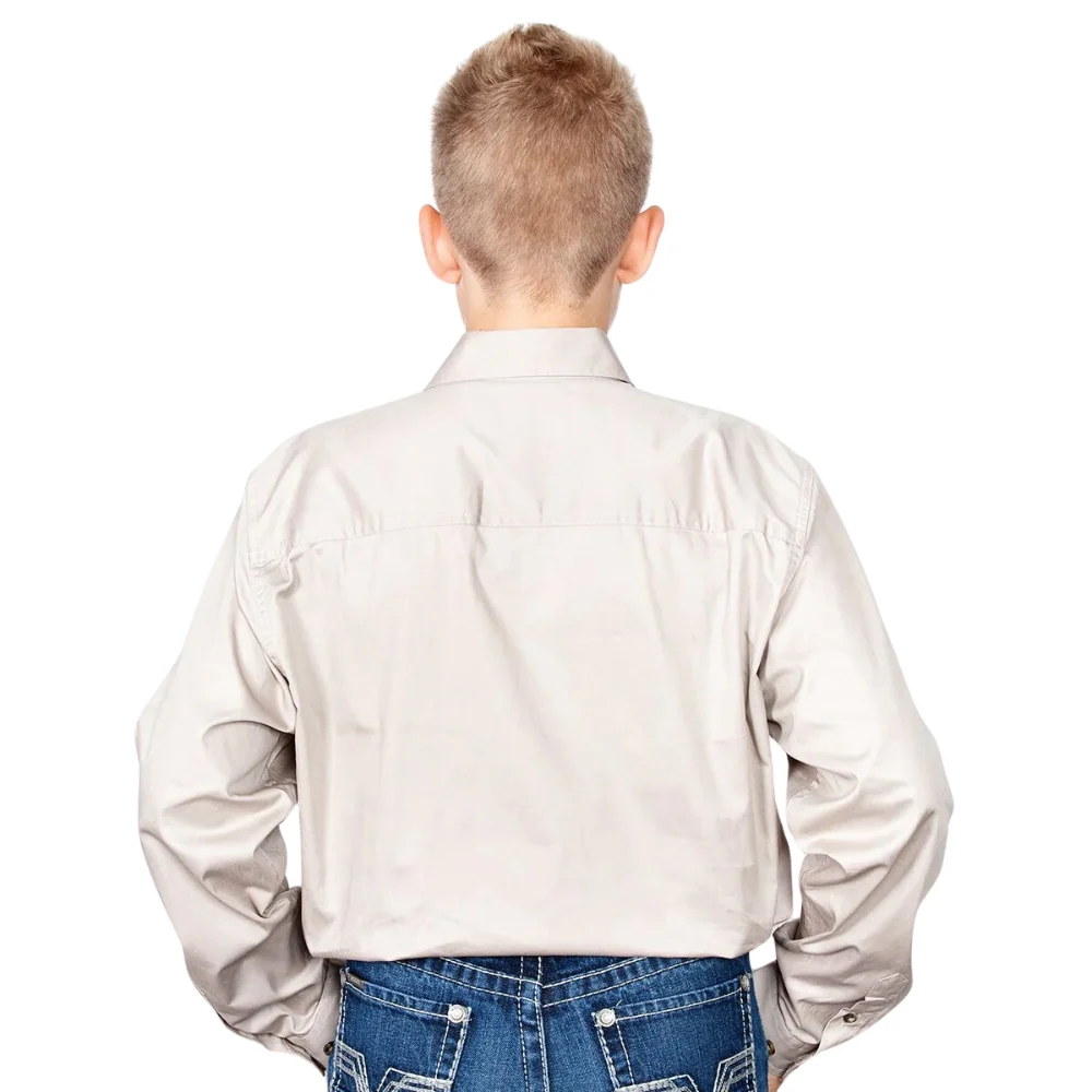 Just Country Boys Lachlan 1/2 Button Workshirt - Image 2