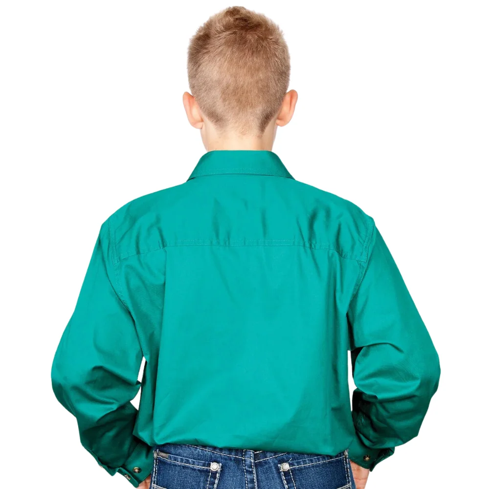 Just Country Boys Lachlan 1/2 Button Workshirt - Image 2