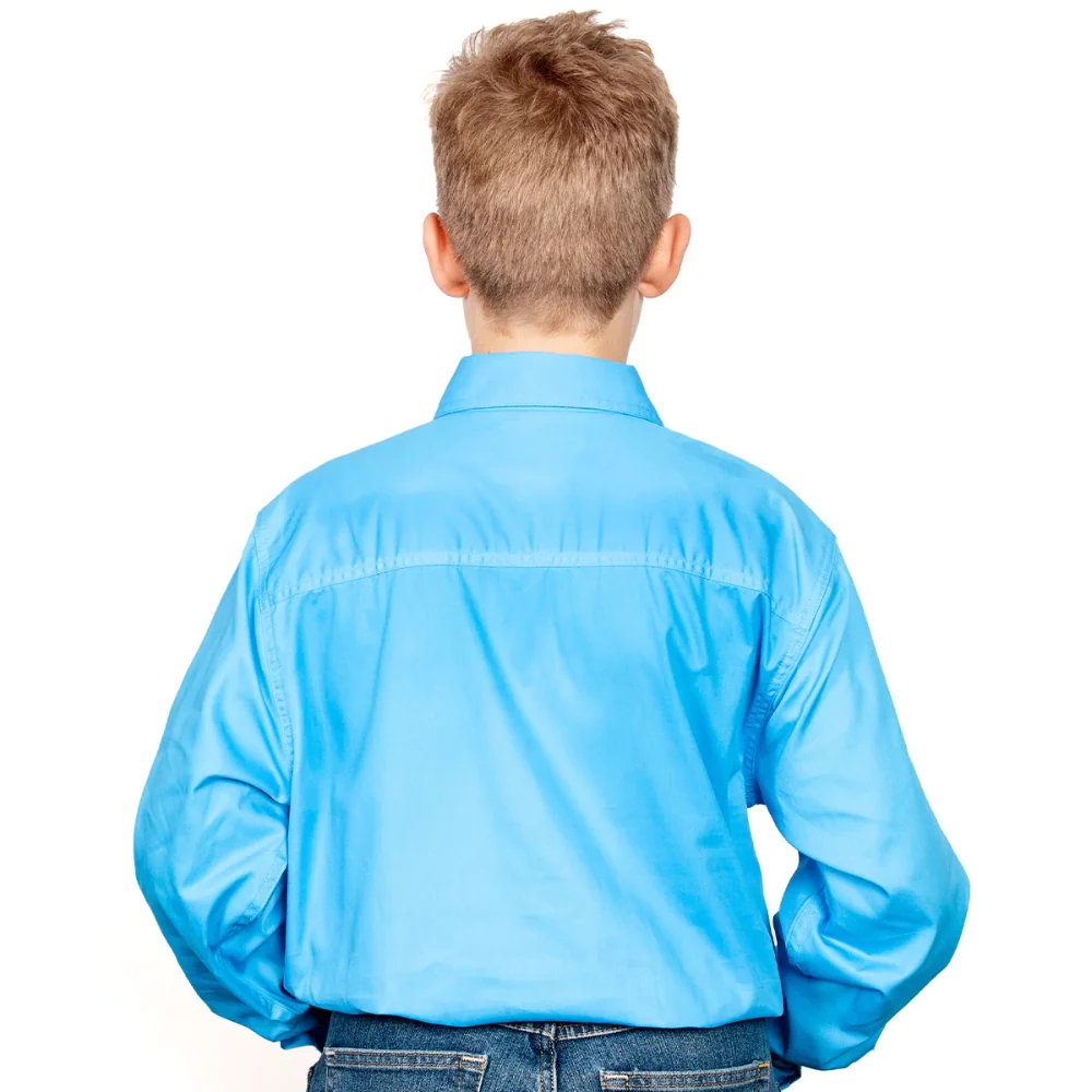 Just Country Boys Lachlan 1/2 Button Workshirt - Image 2