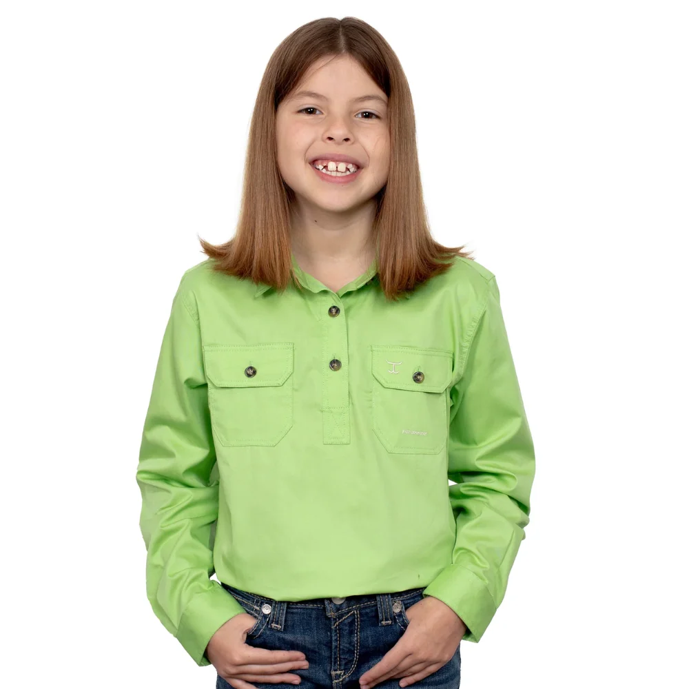 Just Country Girls Kenzie 1/2 Button Workshirt