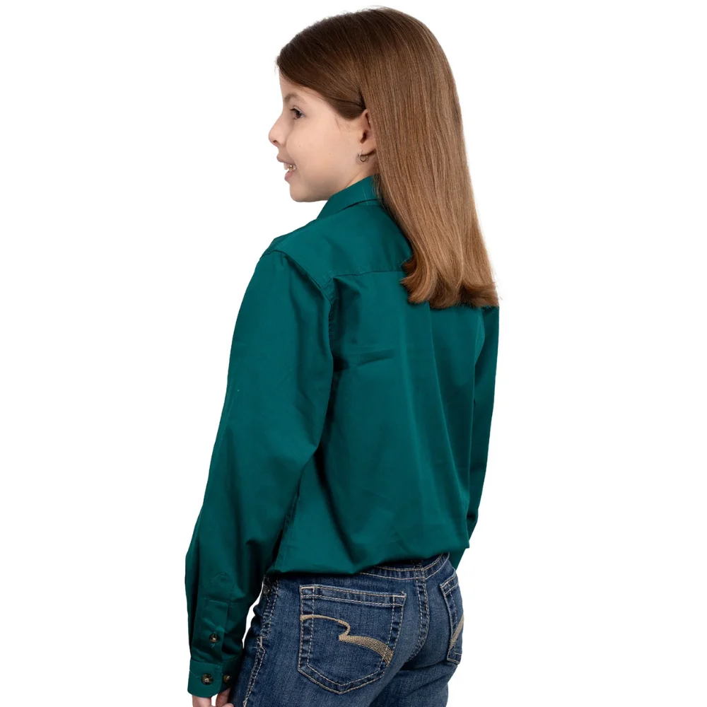 Just Country Girls Kenzie 1/2 Button Workshirt - Image 2